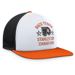 Philadelphia Flyers - Fanatics Decades Collection Foam Front Snapback Hat White/Orange