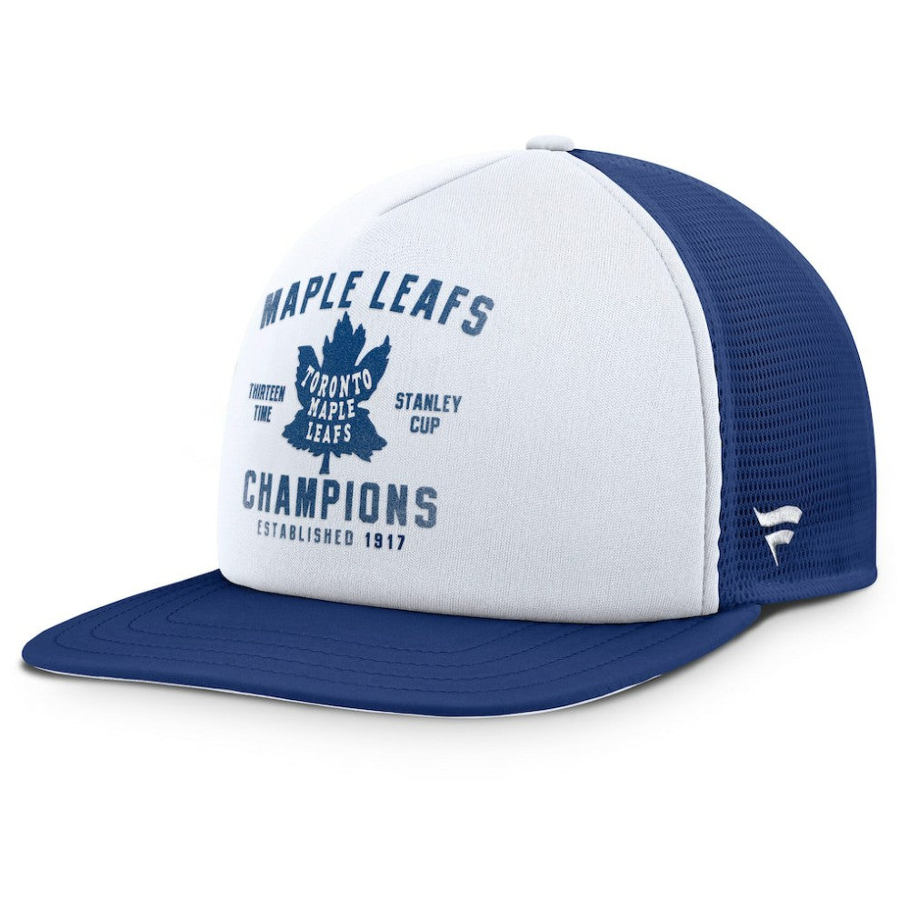 Toronto Maple Leafs - Fanatics Decades Collection Foam Front Snapback Hat White/Blue