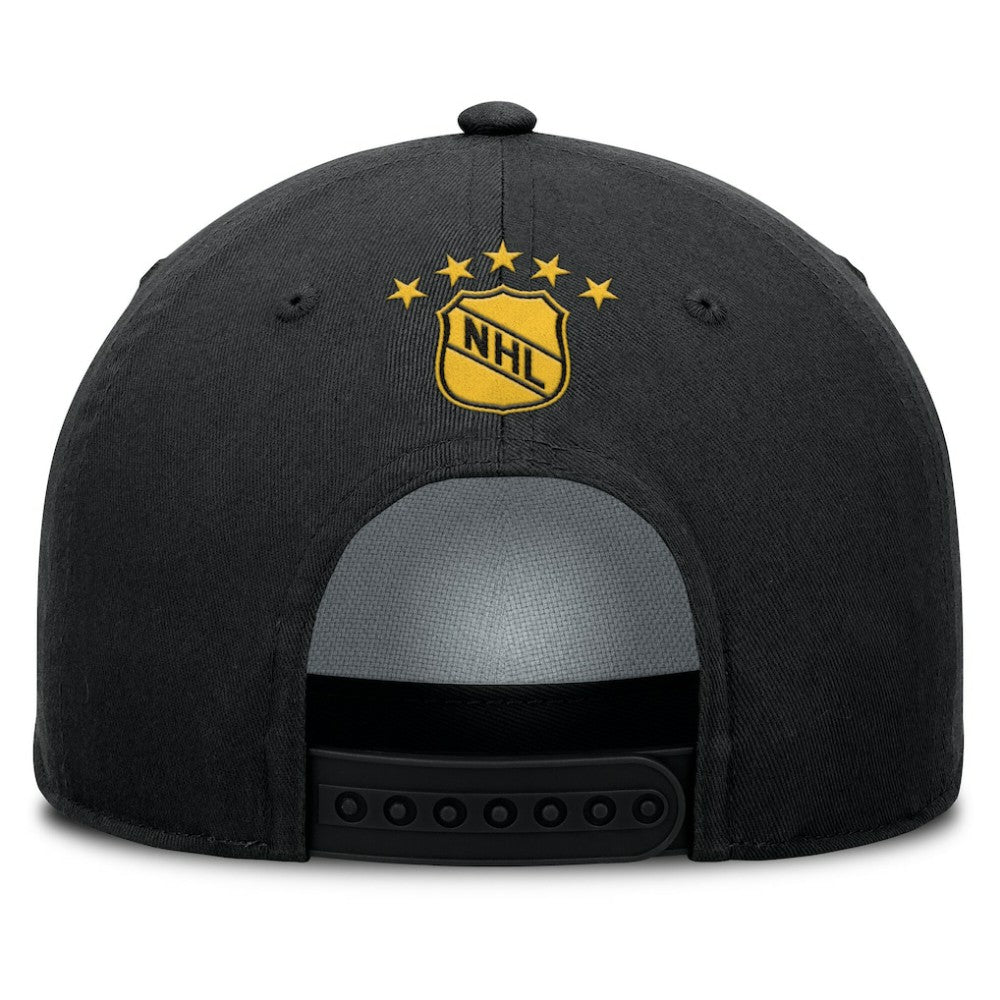 Boston Bruins Fanatics Decades Collection A-Frame Rope Adjustable Hat Black