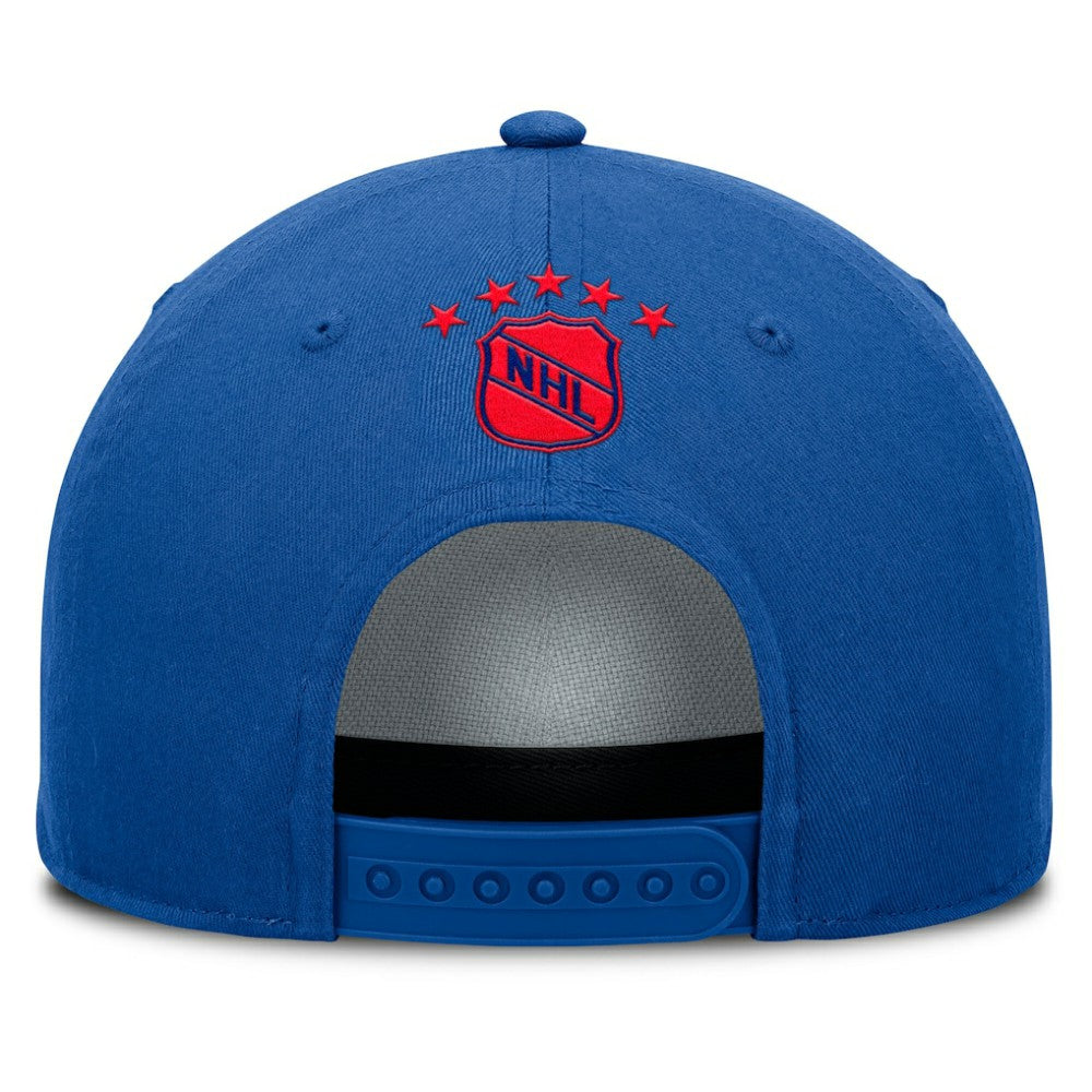 New York Rangers Fanatics Decades Collection A-Frame Rope Adjustable Hat Royal