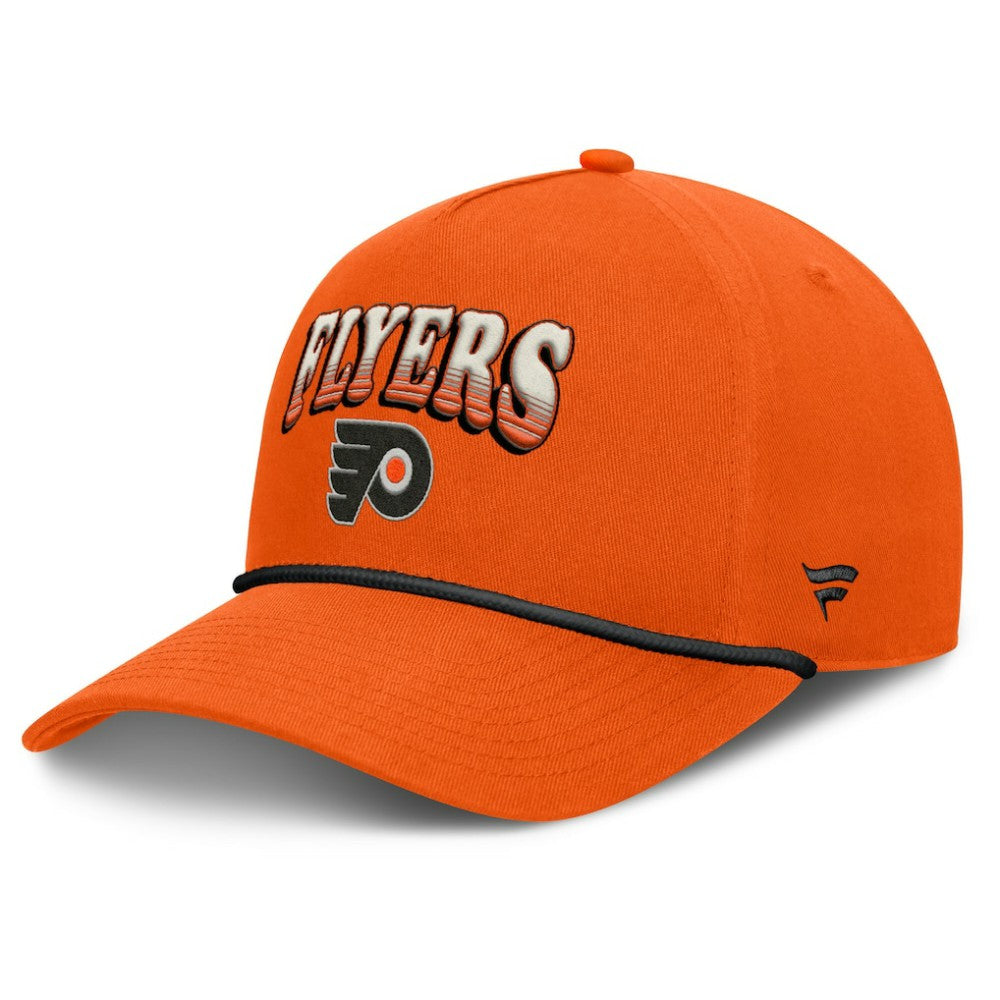 Philadelphia Flyers - Fanatics Decades Collection A-Frame Rope Adjustable Hat Orange