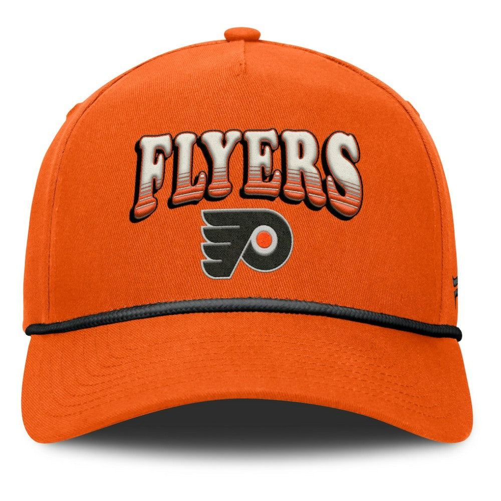 Philadelphia Flyers - Fanatics Decades Collection A-Frame Rope Adjustable Hat Orange