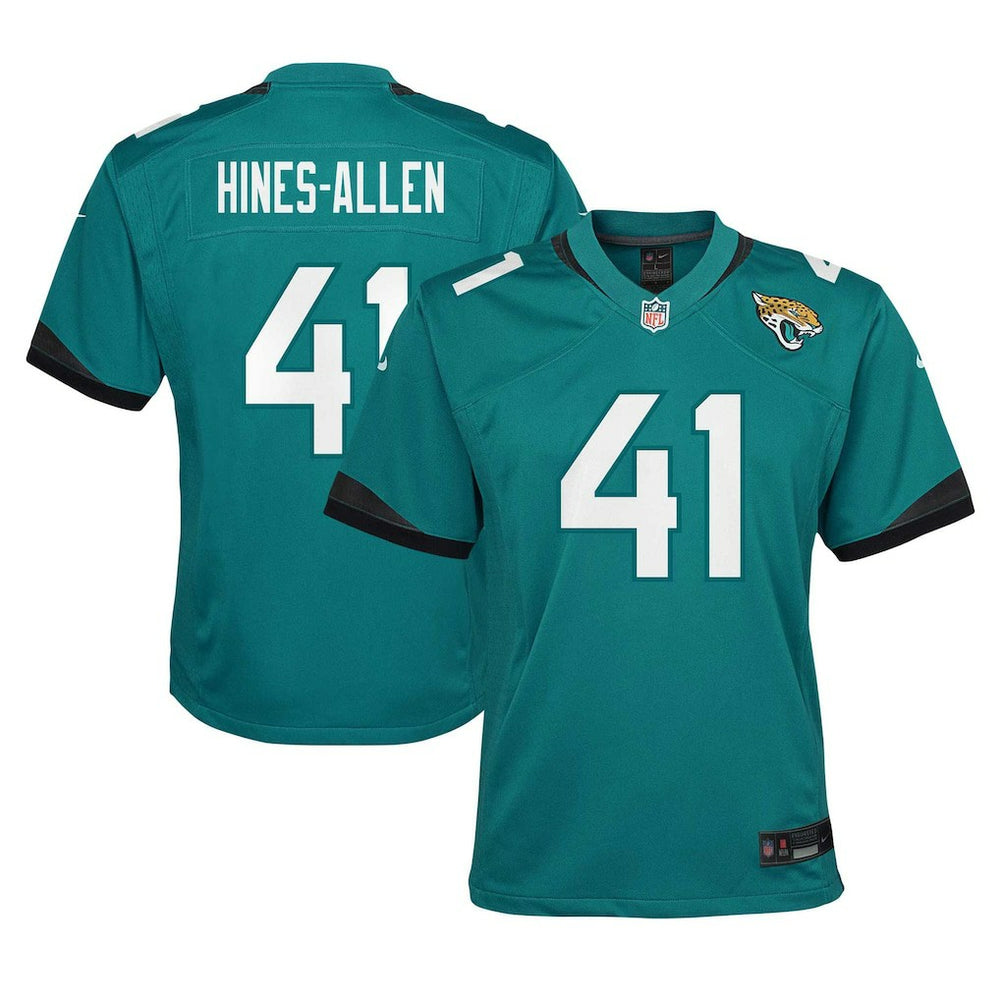 Josh Hines-Allen Jacksonville Jaguars Youth Game Jersey Teal - Nike