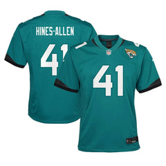 Josh Hines-Allen Jacksonville Jaguars Youth Game Jersey Teal - Nike