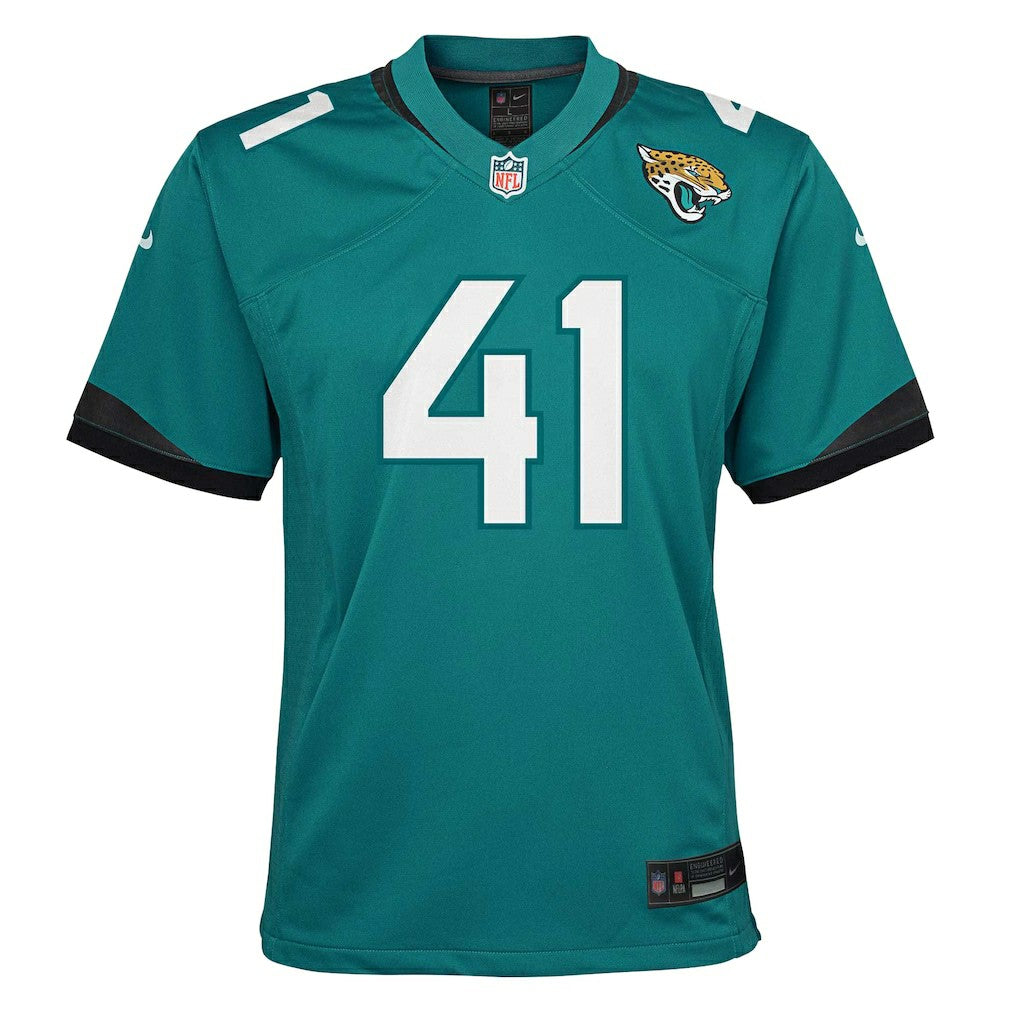 Josh Hines-Allen Jacksonville Jaguars Youth Game Jersey Teal - Nike