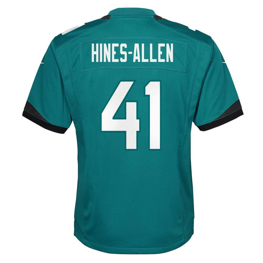 Josh Hines-Allen Jacksonville Jaguars Youth Game Jersey Teal - Nike