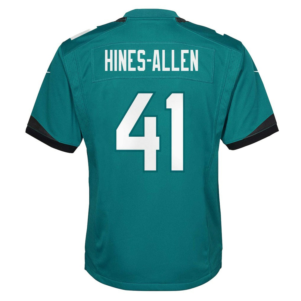 Josh Hines-Allen Jacksonville Jaguars Youth Game Jersey Teal - Nike