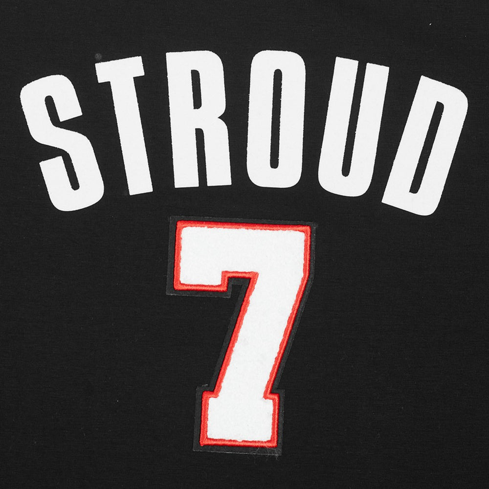 C.J. Stroud Houston Texans Pro Standard Women's Player Name & Number Cropped Boxy T-Shirt Black - NFL