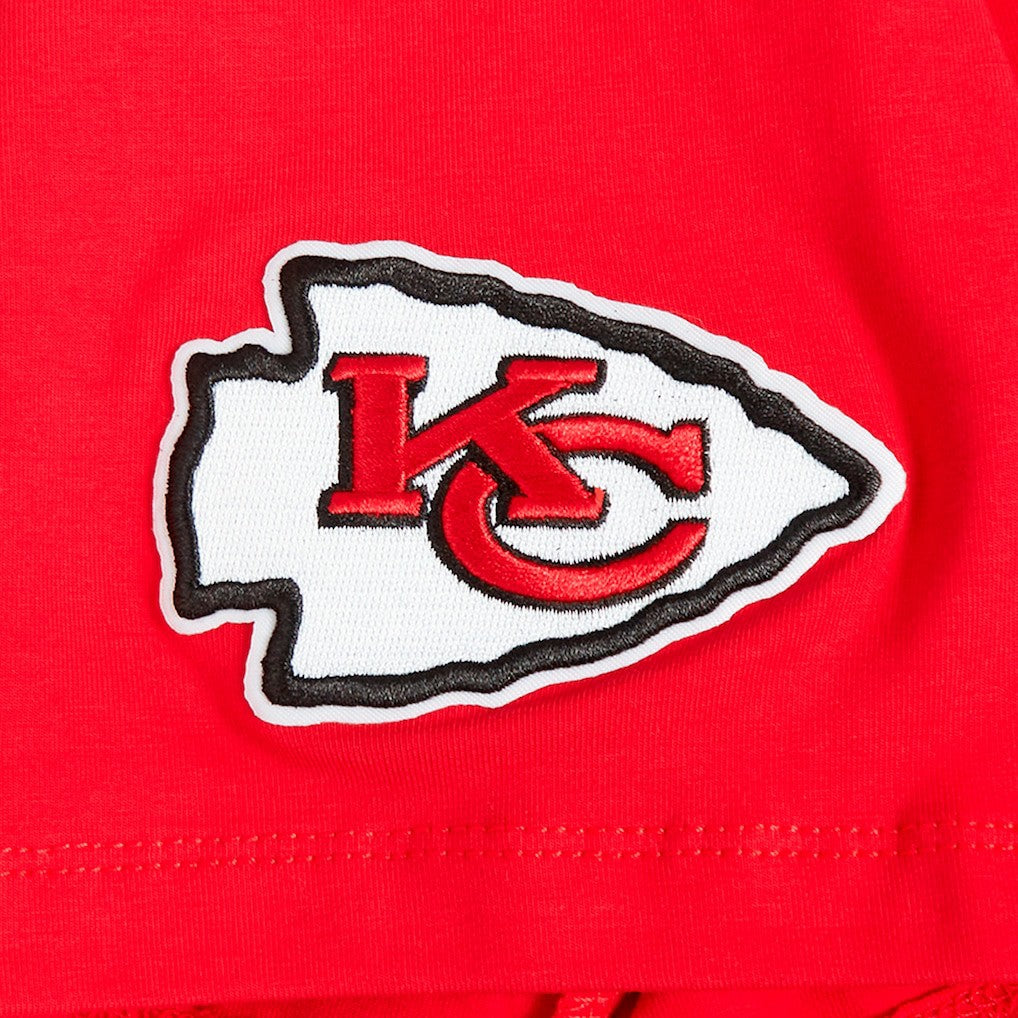 Travis Kelce Kansas City Chiefs Pro Standard Women's Player Name & Number Cropped Boxy T-Shirt Red - NFL