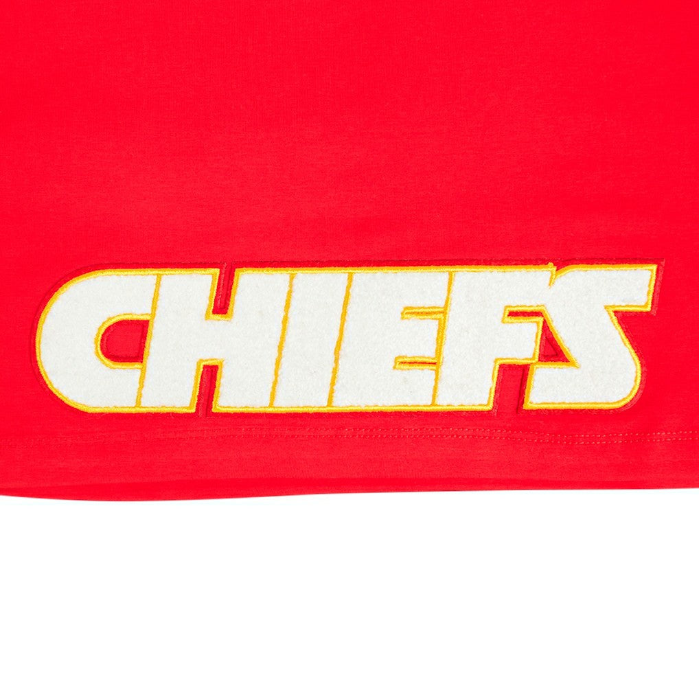 Travis Kelce Kansas City Chiefs Pro Standard Women's Player Name & Number Cropped Boxy T-Shirt Red - NFL