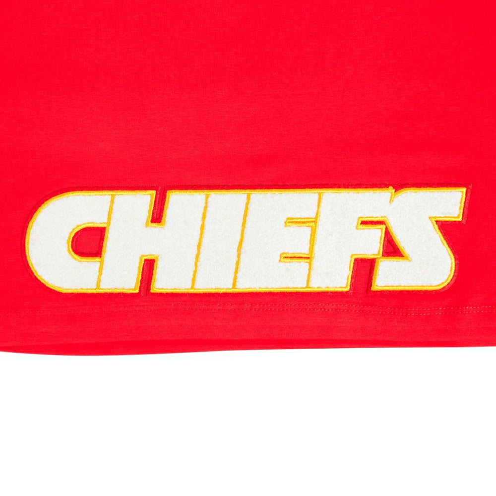 Travis Kelce Kansas City Chiefs Pro Standard Women's Player Name & Number Cropped Boxy T-Shirt Red - NFL