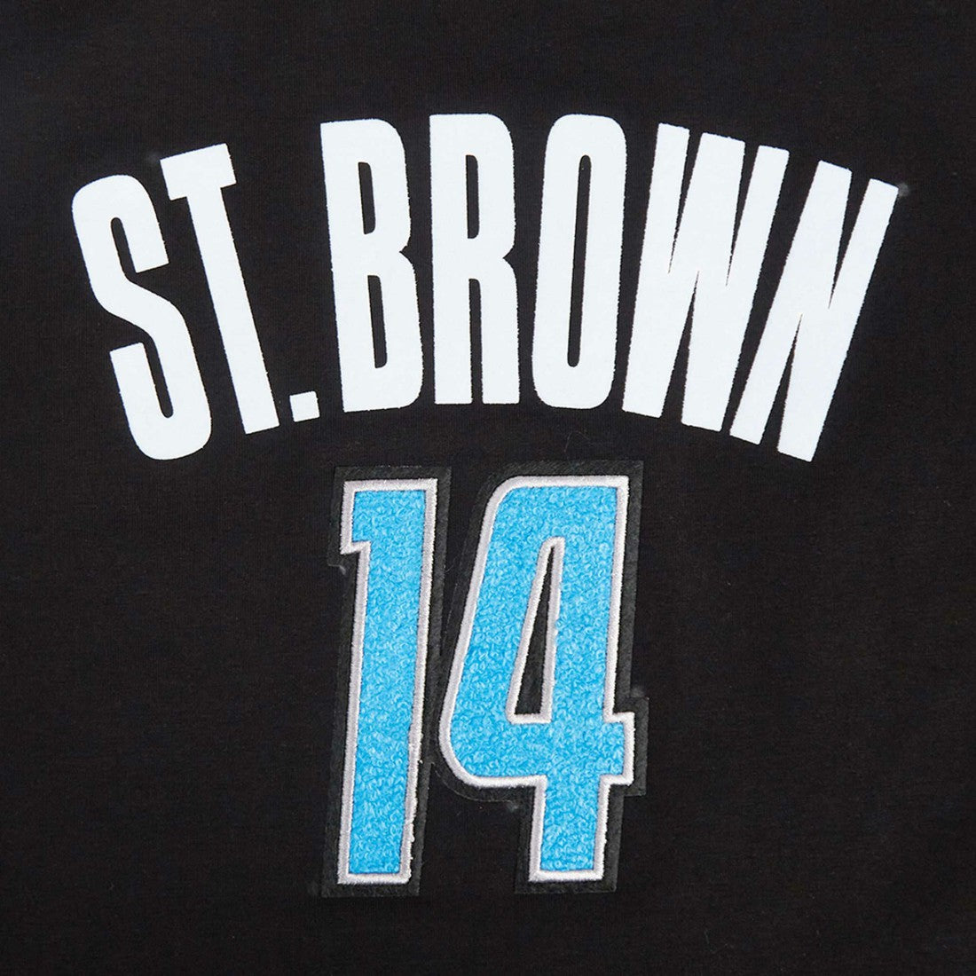 Amon-Ra St. Brown Detroit Lions Pro Standard Women's Player Name & Number Cropped Boxy T-Shirt Black - NFL