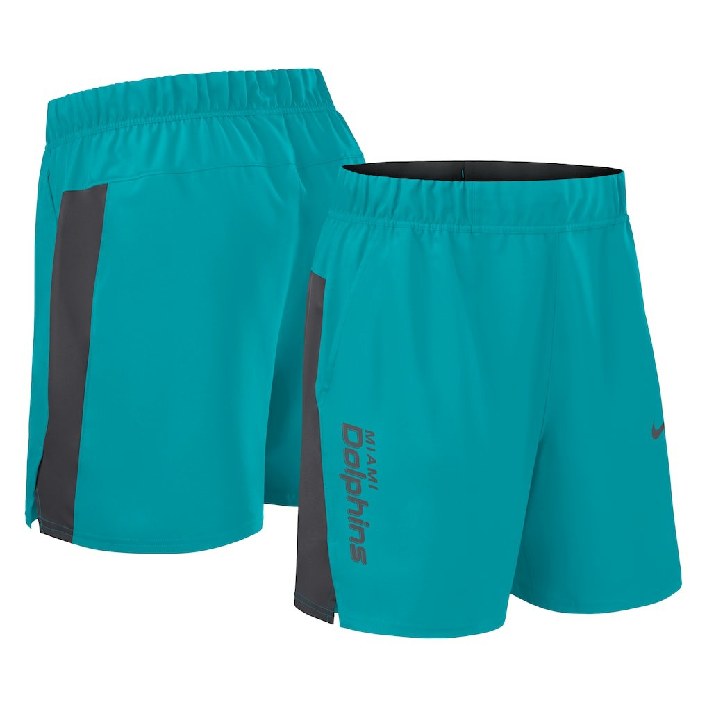 Miami Dolphins Woven Victory Dri-FIT Shorts Aqua - Nike