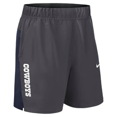 Dallas Cowboys Woven Victory Dri-FIT Shorts Gray - Nike