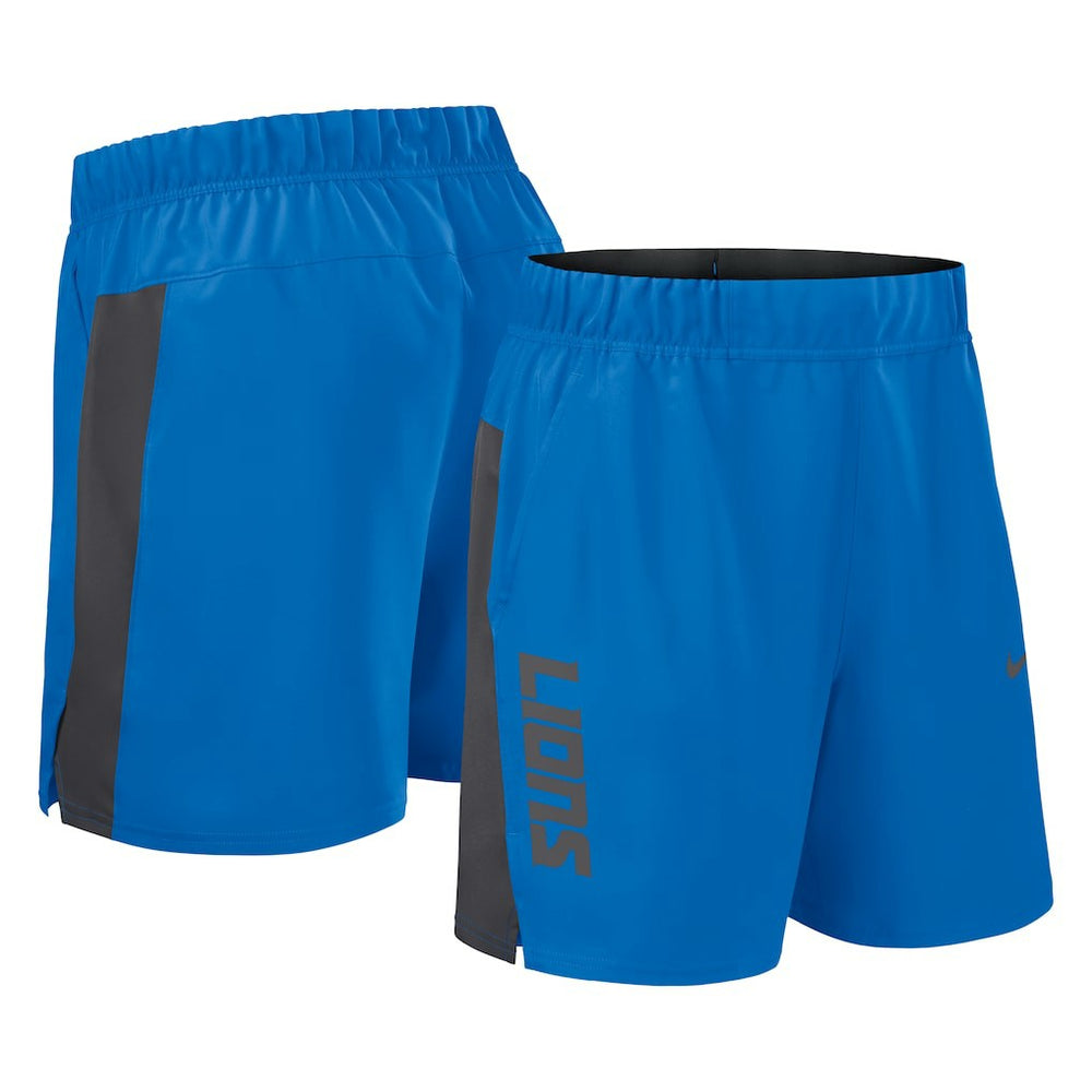 Detroit Lions Woven Victory Dri-FIT Shorts Blue - Nike