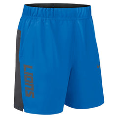Detroit Lions Woven Victory Dri-FIT Shorts Blue - Nike