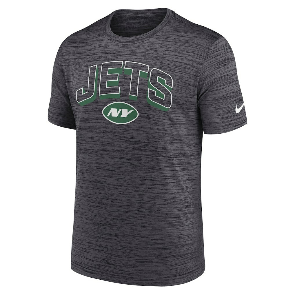 New York Jets Primetime Velocity Dri-FIT T-Shirt Charcoal - Nike