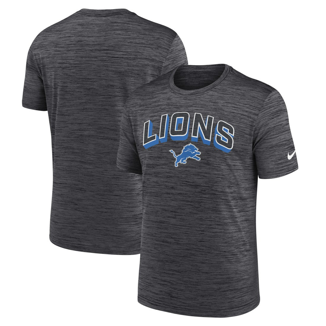 Detroit Lions Primetime Velocity Dri-FIT T-Shirt Charcoal - Nike