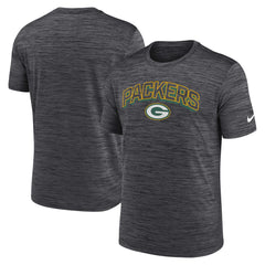 Green Bay Packers Primetime Velocity Dri-FIT T-Shirt Charcoal - Nike