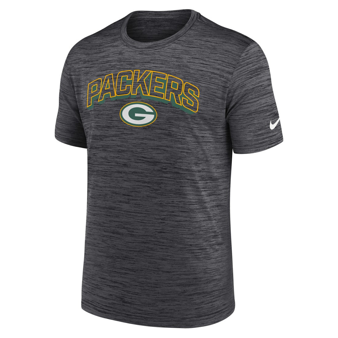 Green Bay Packers Primetime Velocity Dri-FIT T-Shirt Charcoal - Nike