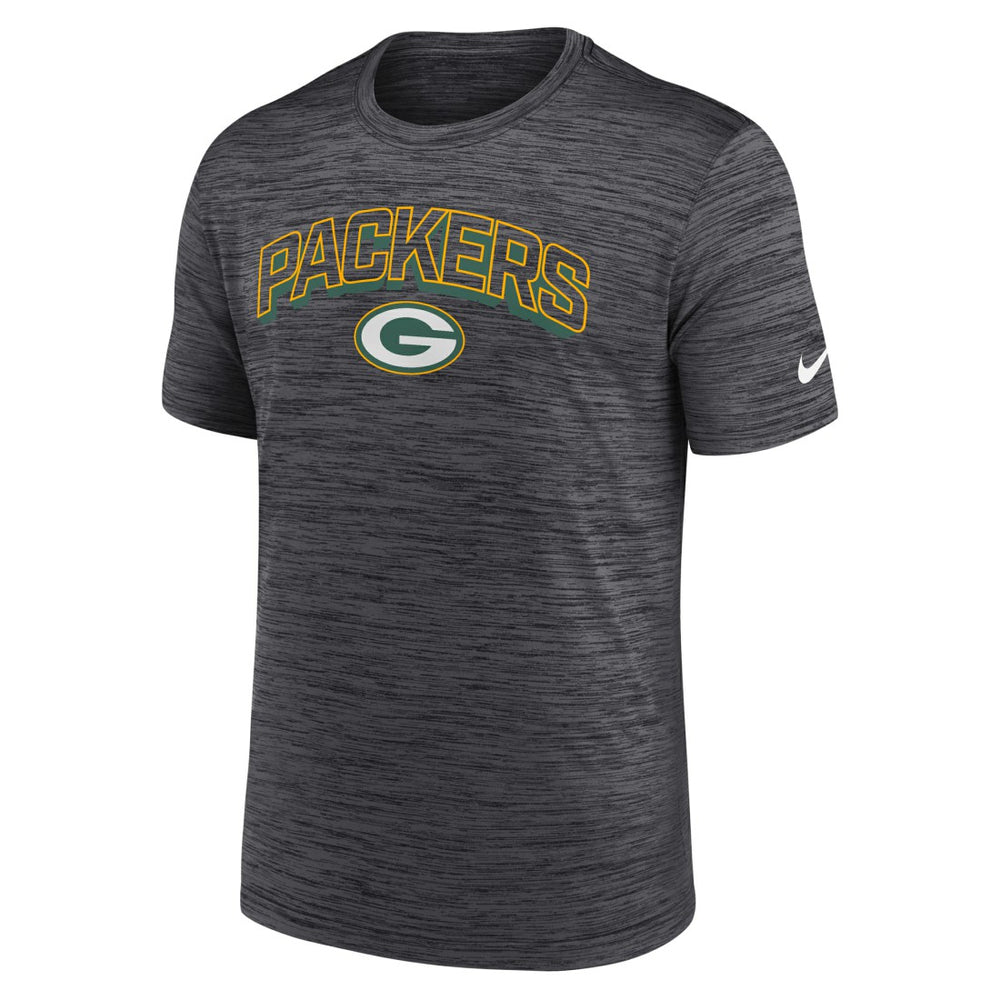 Green Bay Packers Primetime Velocity Dri-FIT T-Shirt Charcoal - Nike