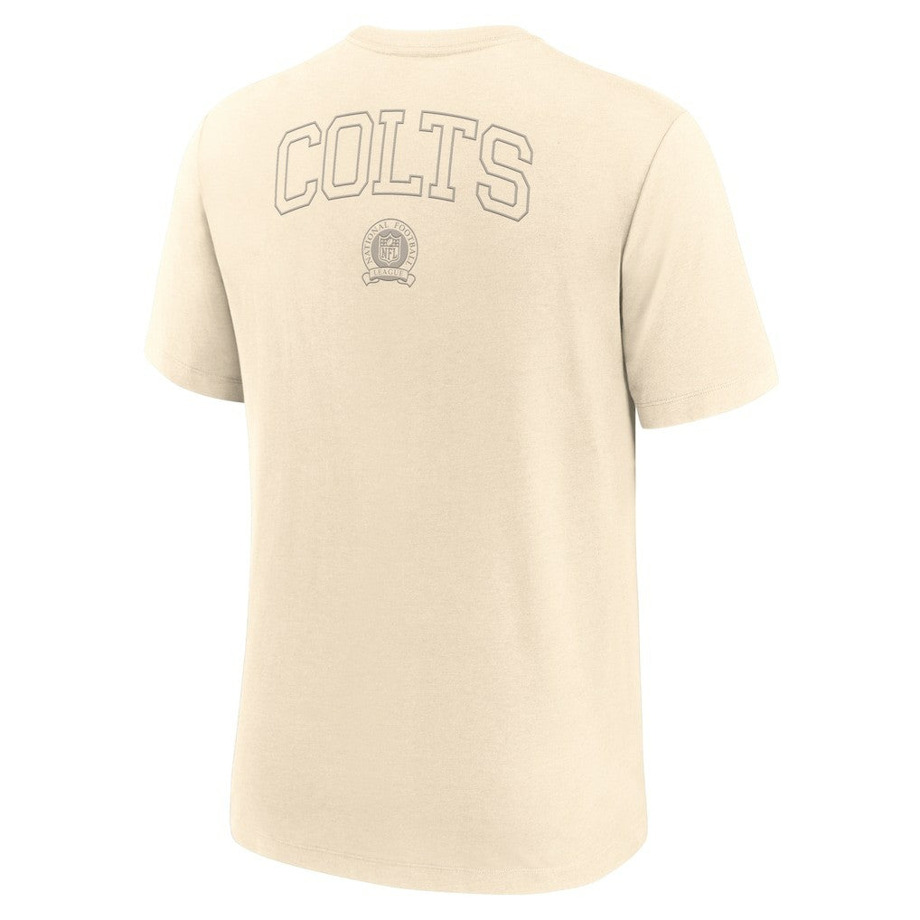 Indianapolis Colts Glory Tri-Blend T-Shirt Cream - Nike