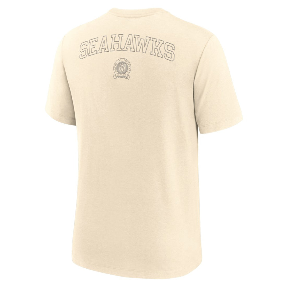 Seattle Seahawks Glory Tri-Blend T-Shirt Cream - Nike