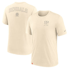 Cincinnati Bengals Glory Tri-Blend T-Shirt Cream - Nike