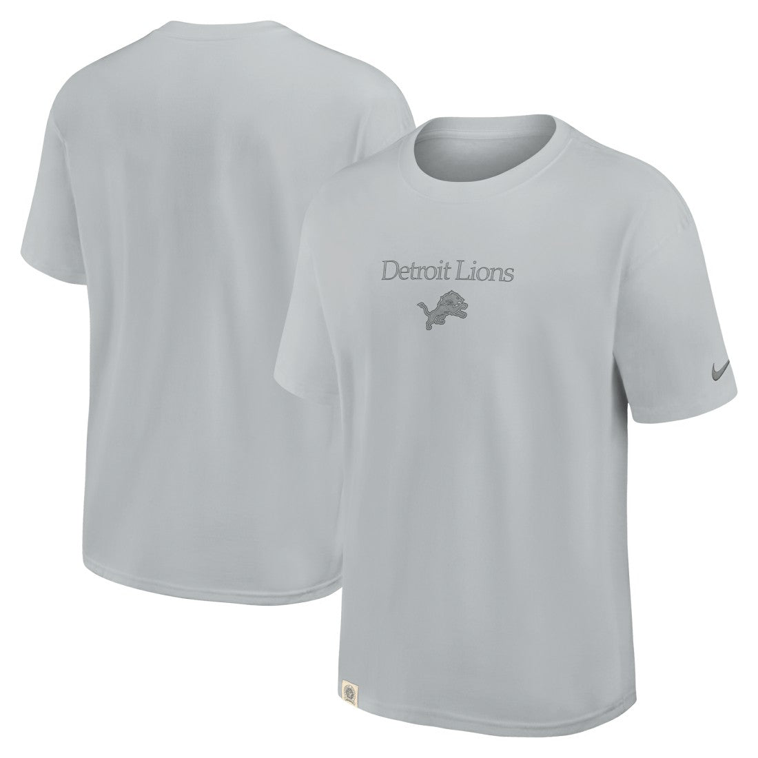 Detroit Lions Glory Max90 T-Shirt Gray - Nike
