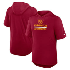Washington Commanders Lockup Tri-Blend Hoodie T-Shirt Burgundy - Nike
