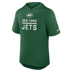 New York Jets Lockup Tri-Blend Hoodie T-Shirt Green - Nike