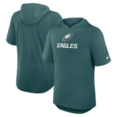 Philadelphia Eagles Lockup Tri-Blend Hoodie T-Shirt Midnight Green - Nike