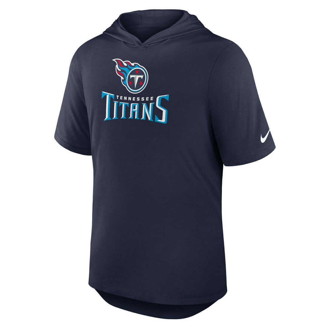 Tennessee Titans Lockup Tri-Blend Hoodie T-Shirt Navy - Nike