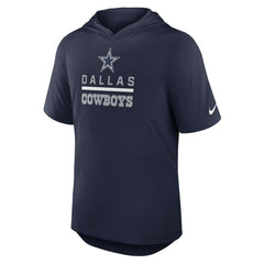 Dallas Cowboys Lockup Tri-Blend Hoodie T-Shirt Navy - Nike