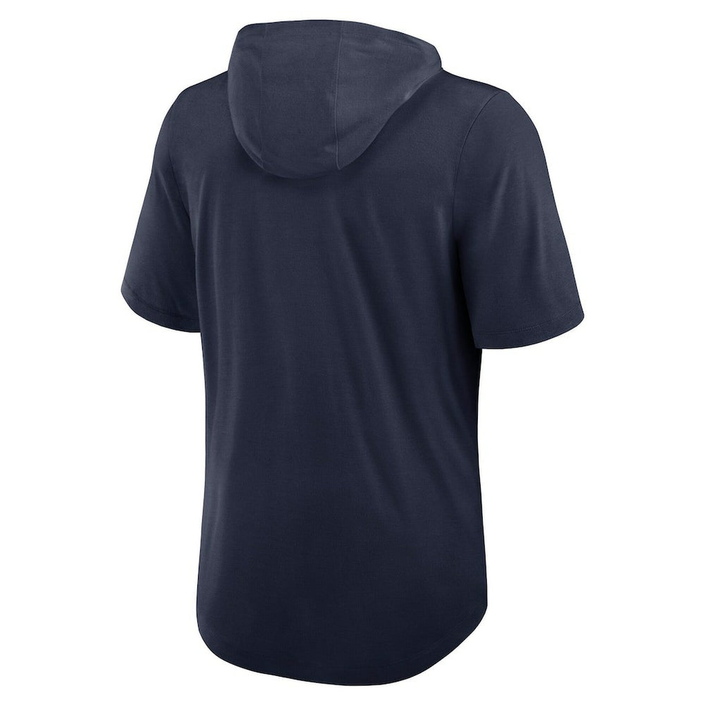 Dallas Cowboys Lockup Tri-Blend Hoodie T-Shirt Navy - Nike