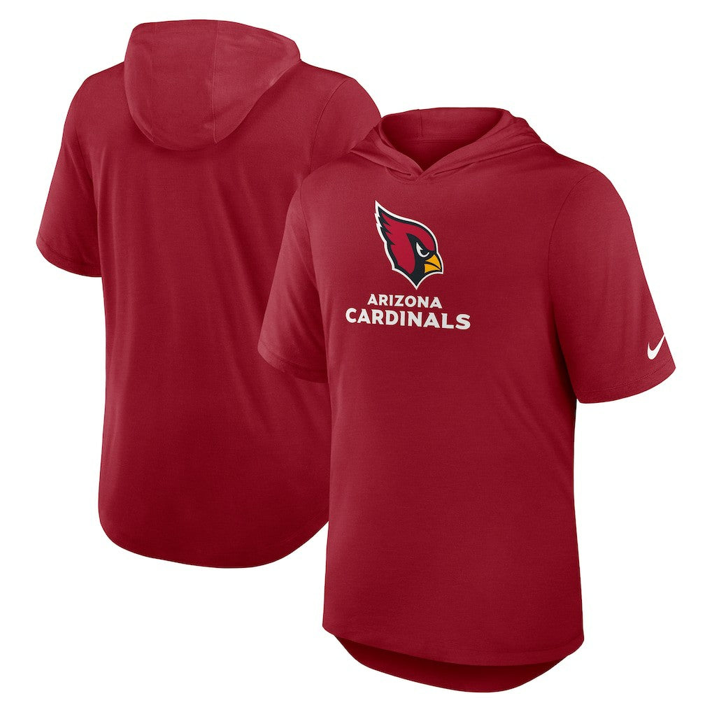 Arizona Cardinals Lockup Tri-Blend Hoodie T-Shirt Cardinal - Nike