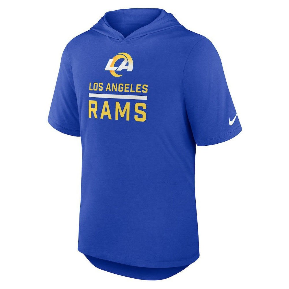 Los Angeles Rams Lockup Tri-Blend Hoodie T-Shirt Royal - Nike