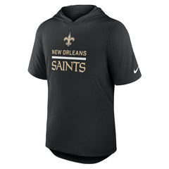 New Orleans Saints Lockup Tri-Blend Hoodie T-Shirt Black - Nike