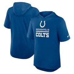 Indianapolis Colts Lockup Tri-Blend Hoodie T-Shirt Royal - Nike