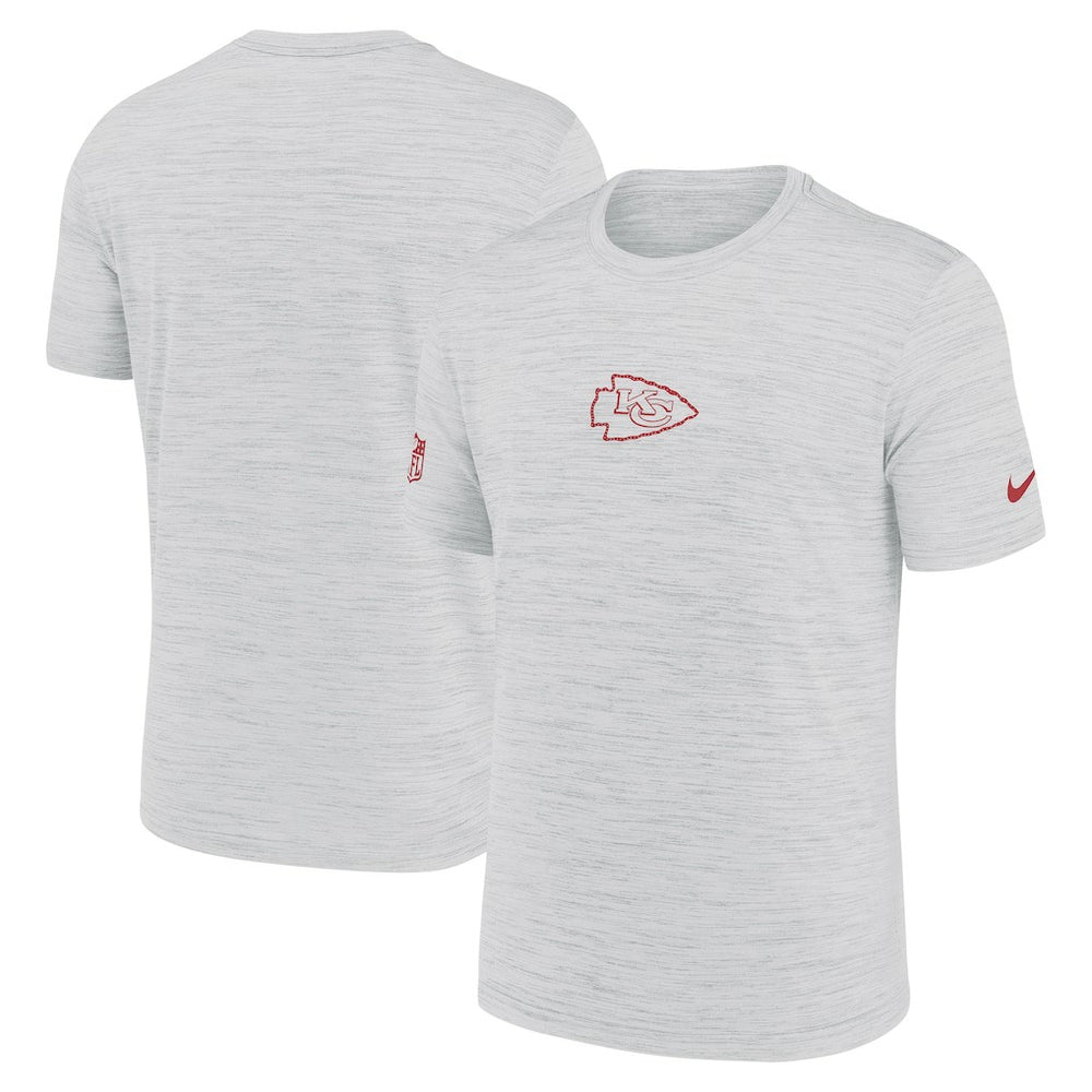 Kansas City Chiefs Sideline Velocity Dri-FIT T-Shirt - Ash - Nike