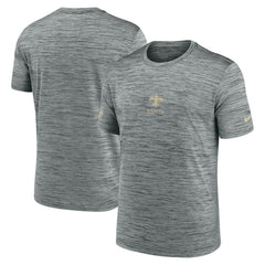New Orleans Saints Sideline Velocity Dri-FIT T-Shirt - Gray - Nike