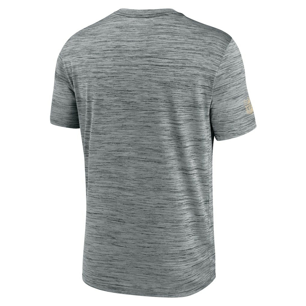 New Orleans Saints Sideline Velocity Dri-FIT T-Shirt - Gray - Nike