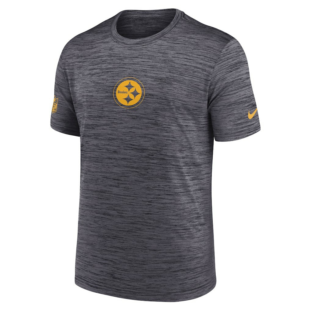 Pittsburgh Steelers Sideline Velocity Dri-FIT T-Shirt - Black - Nike