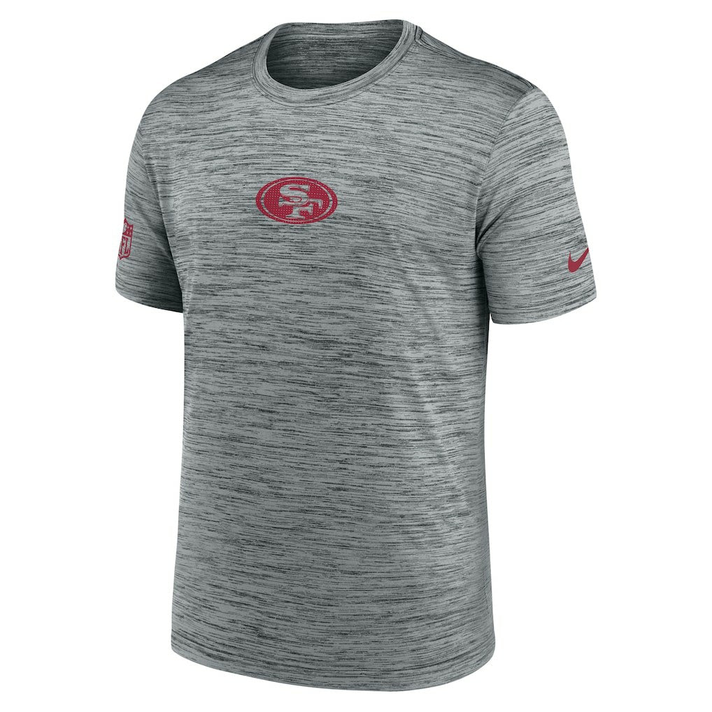 San Francisco 49ers Sideline Velocity Dri-FIT T-Shirt - Gray - Nike