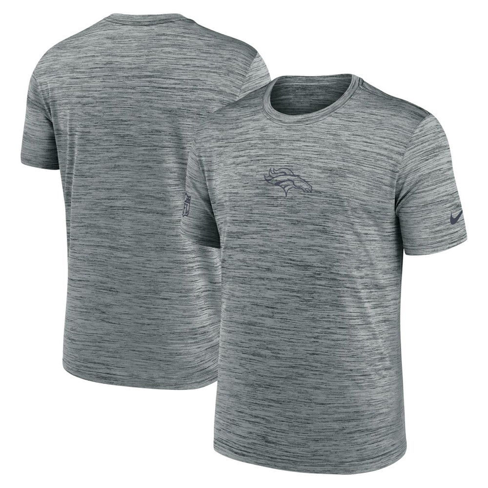Denver Broncos Sideline Velocity Dri-FIT T-Shirt - Gray - Nike