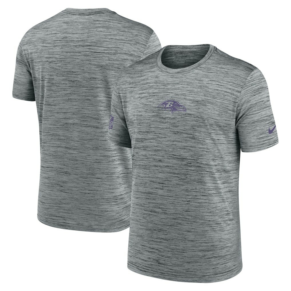 Baltimore Ravens Sideline Velocity Dri-FIT T-Shirt - Gray - Nike