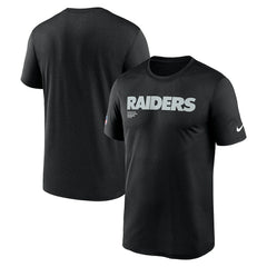Las Vegas Raiders Sideline Legend Dri-FIT T-Shirt Black - Nike