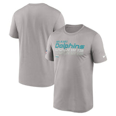 Miami Dolphins Sideline Legend Dri-FIT T-Shirt Gray - Nike