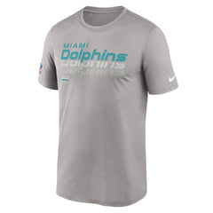 Miami Dolphins Sideline Legend Dri-FIT T-Shirt Gray - Nike
