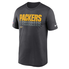 Green Bay Packers Sideline Legend Dri-FIT T-Shirt Charcoal - Nike